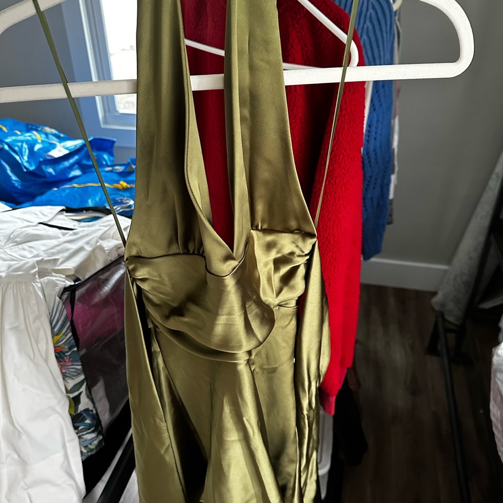Zara Olive Green Dress
